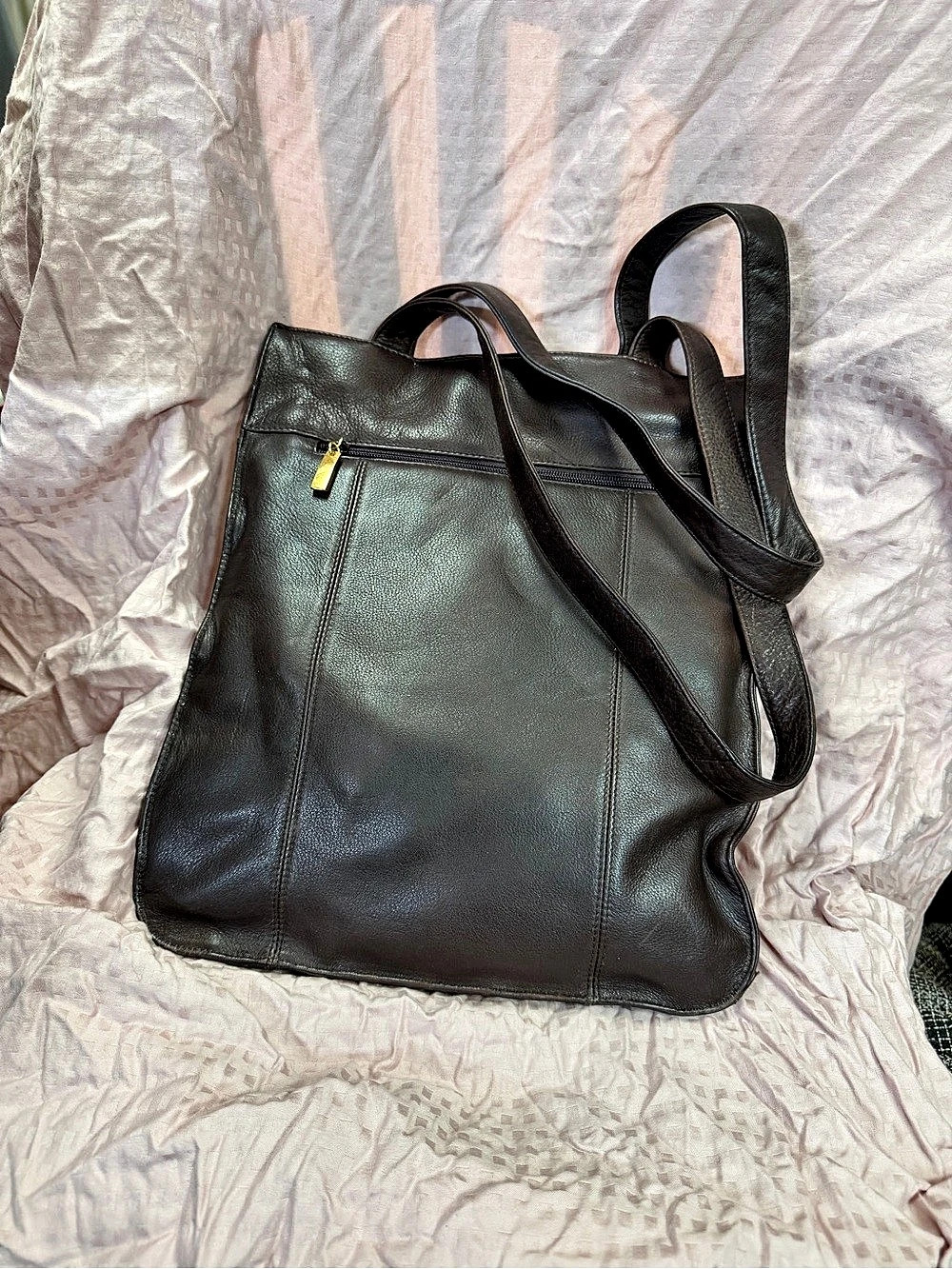 Mila Paoli Tote in Black & Brown